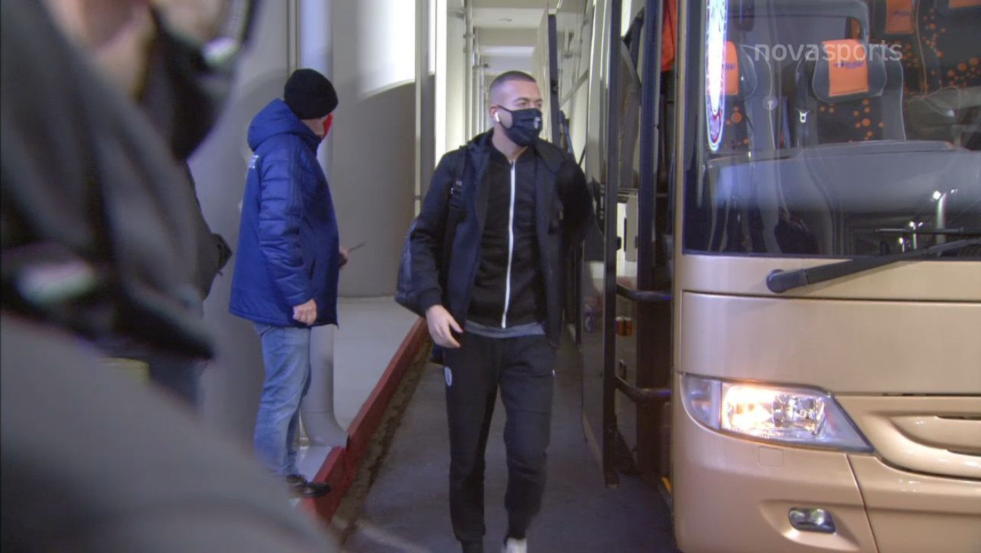 ΠΑΟΚ: Η άφιξη στο «Γ. Καραϊσκάκης» για το ντέρμπι