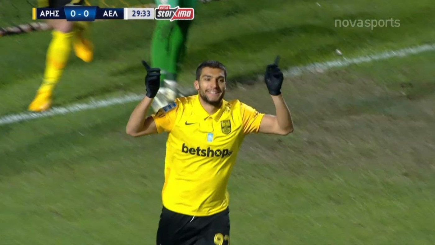 Έτσι άνοιξε ο Άρης το σκορ με τον Ροζ