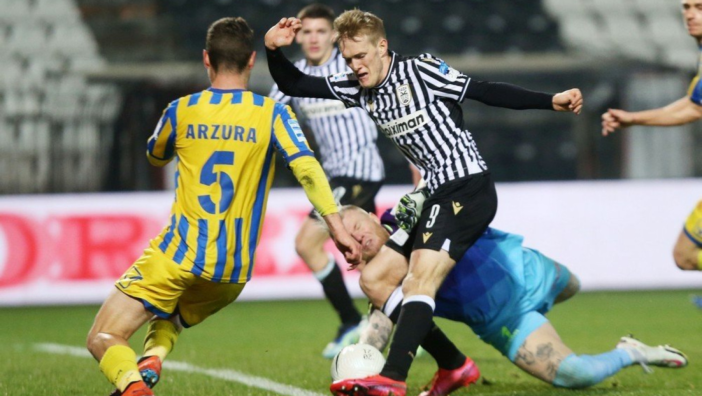 Άστραψε και βρόντηξε ο ΠΑΟΚ με πεντάρα στον Παναιτωλικό