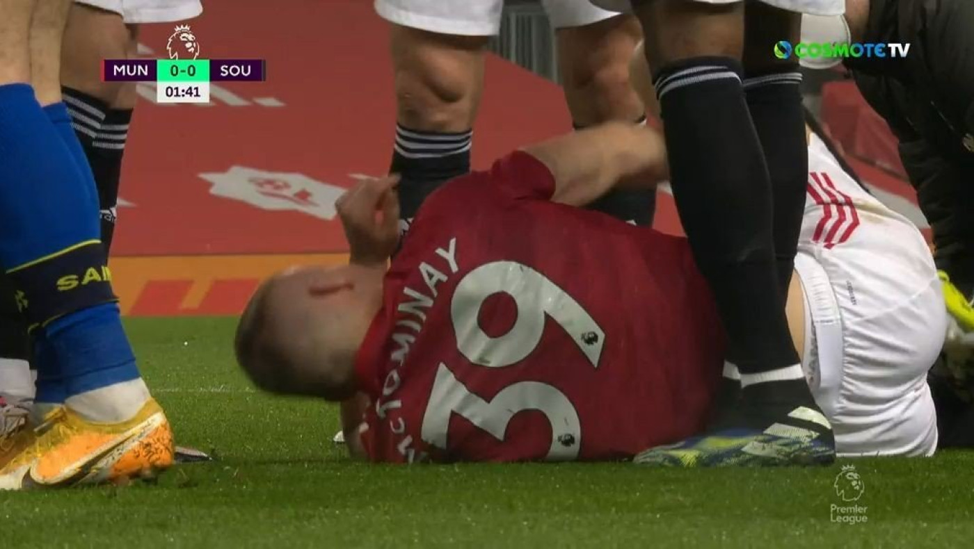 Σοκαριστικό φάουλ του Γιάνκεβιτς στον ΜακΤόμινεϊ και αποβολή