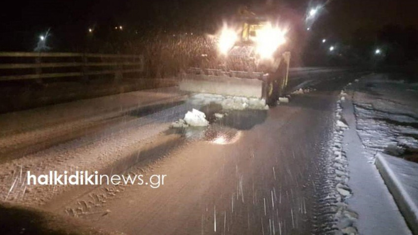 Στην... κατάψυξη η Χαλκιδική, πού χρειάζονται αλυσίδες