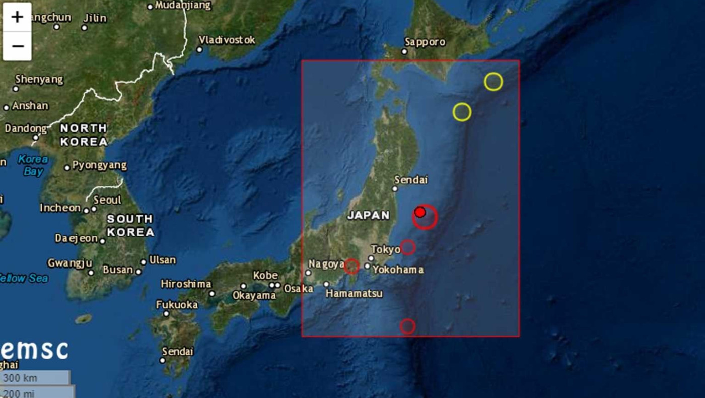 Μεγάλος σεισμός στην Ιαπωνία – Συναγερμός για τσουνάμι στη Φουκουσίμα