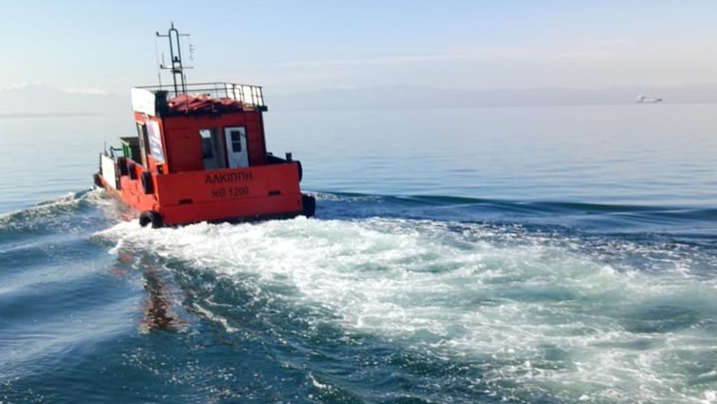 Εργασίες καθαρισμού του Θερμαϊκού