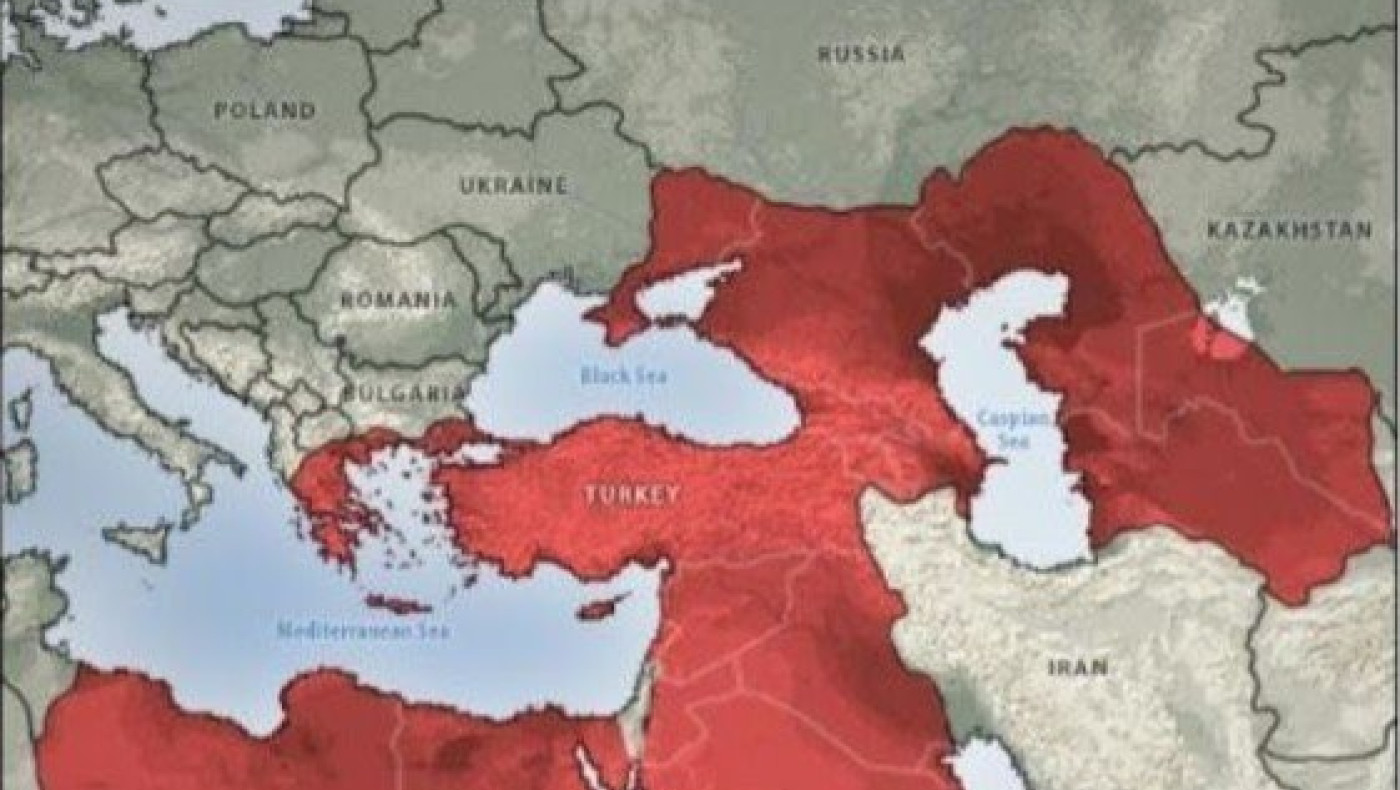 Αναταραχή στην Ρωσία: Χάρτης εμφανίζει επέκταση της Τουρκίας σε ρωσικά εδάφη!