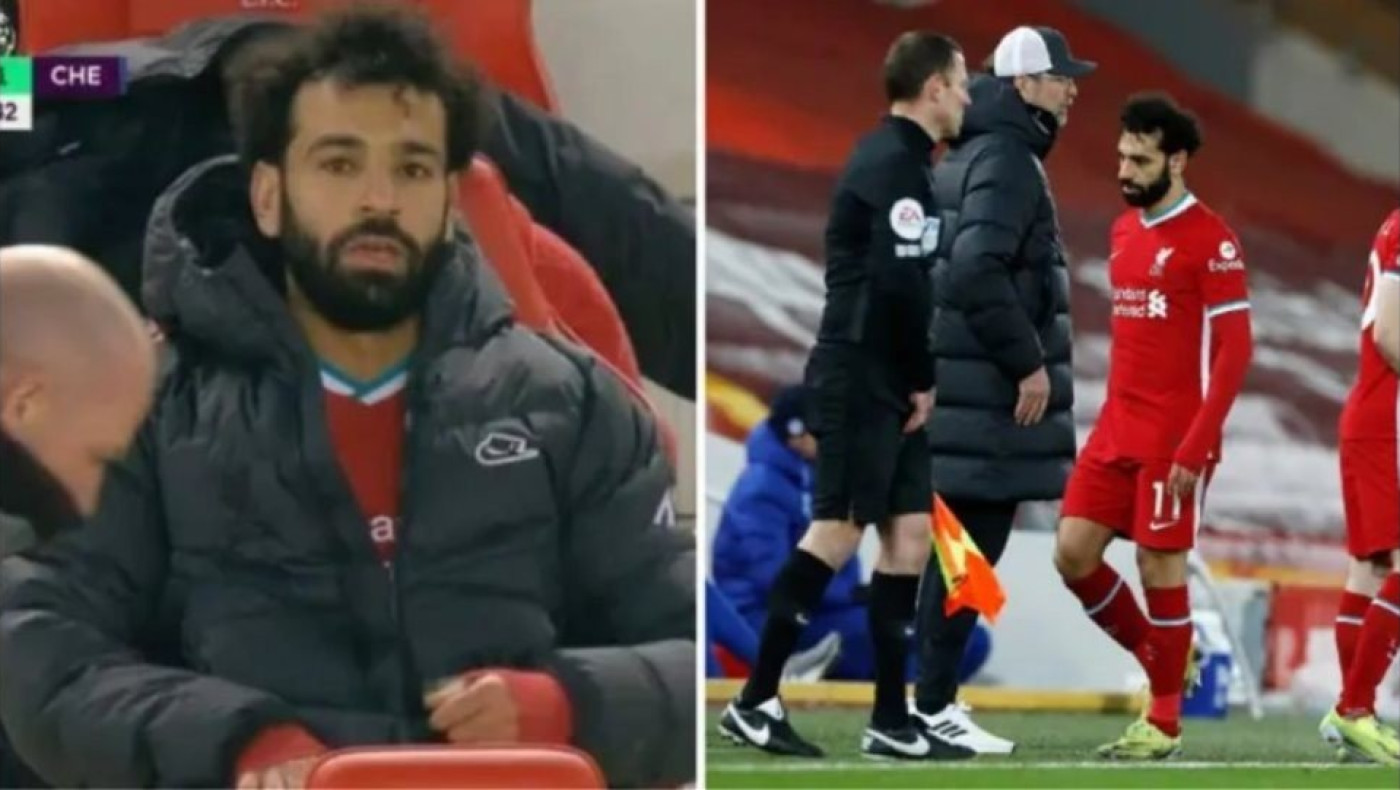 Τα...πήρε με τον Κλοπ ο Σαλάχ για την αλλαγή του!