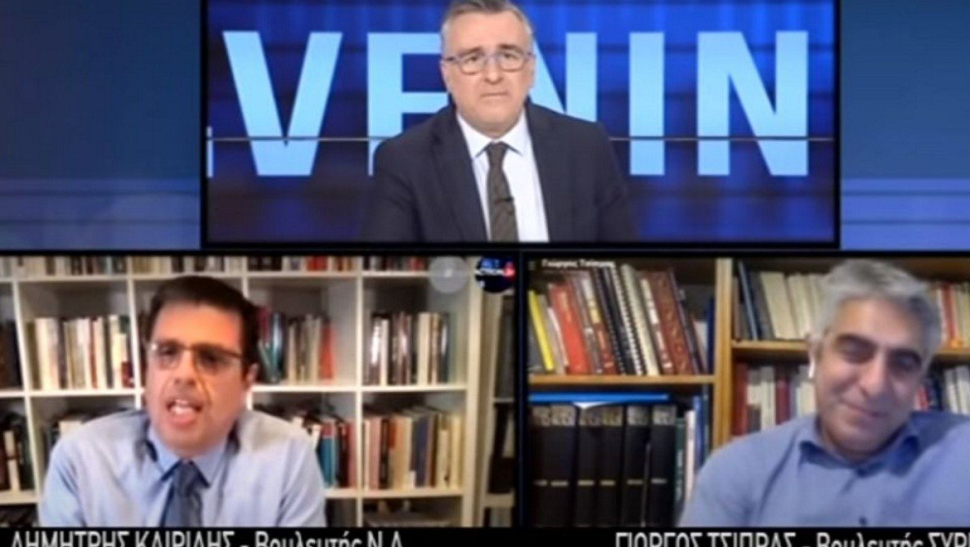 Αντιπαράθεση... πεζοδρομίου μεταξύ Καιρίδη-Γ. Τσίπρα σε τηλεοπτική εκπομπή