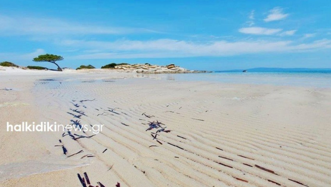 Χαλκιδική: Απίστευτο! Εξαφανίστηκε η θάλασσα στην Ακτή Καρύδη