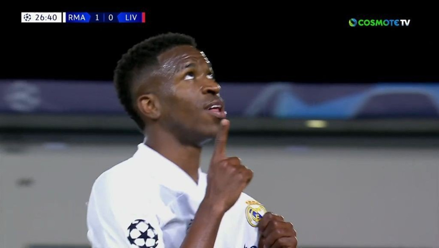 Ο Βινίσιους άνοιξε το σκορ με εξαιρετική προσπάθεια, 1-0 η Ρεάλ