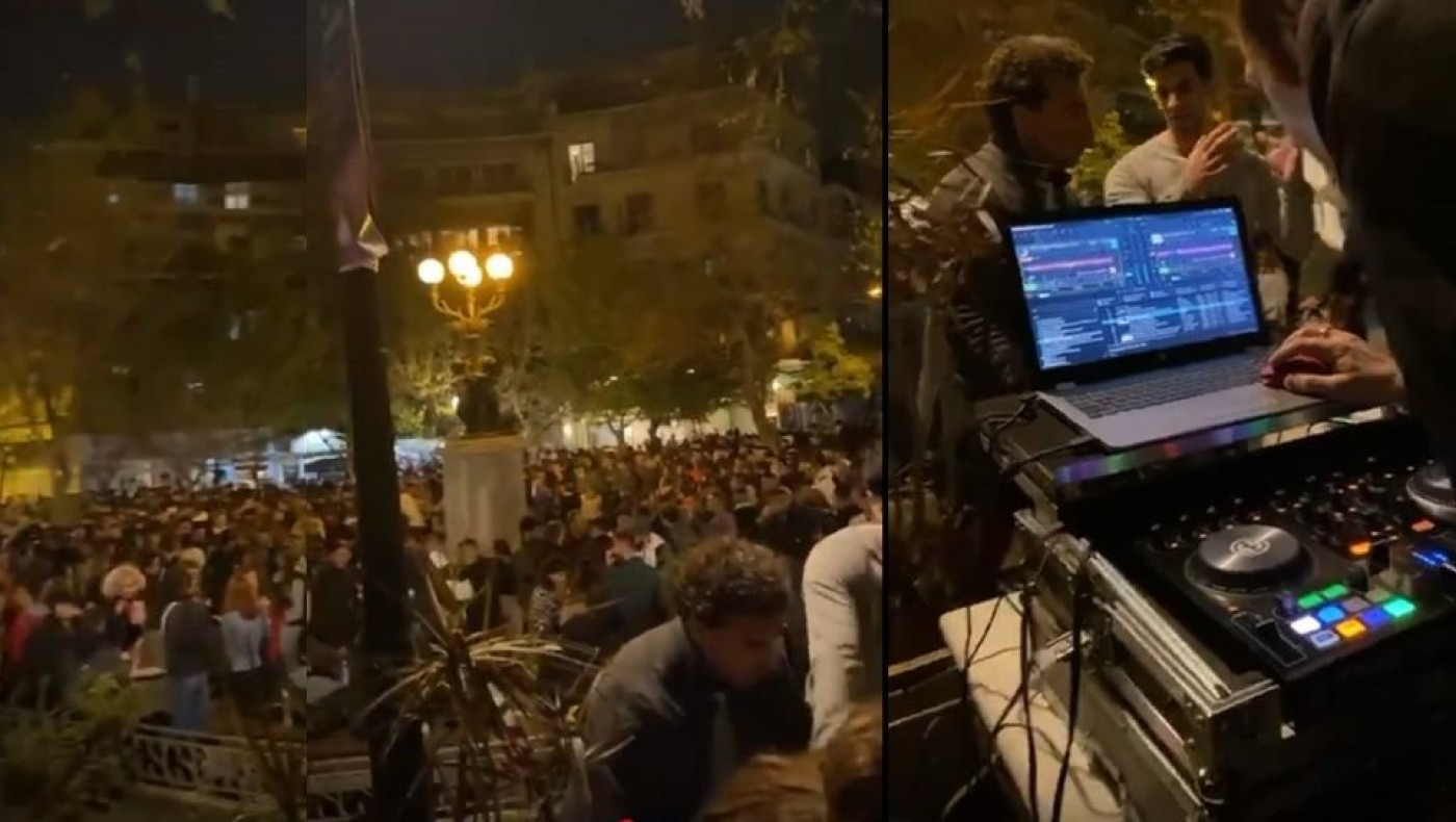 Το τερμάτισαν στην Κυψέλη: Κορωνοπάρτι με DJ και εκατοντάδες άτομα