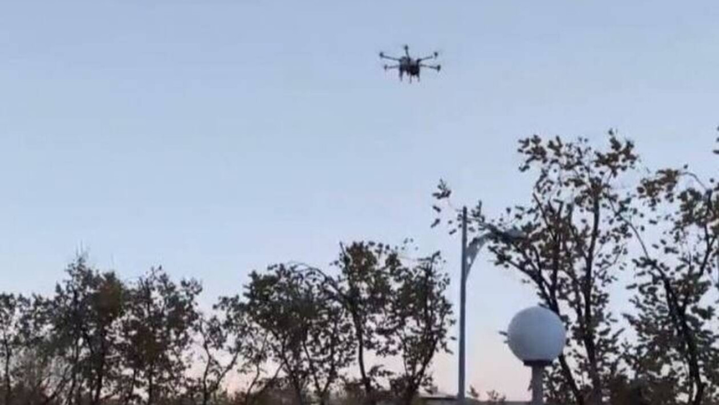 Ψεκασμοί με drone στο κέντρο της Θεσσαλονίκης!