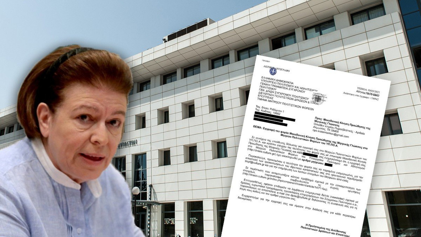 Η γενική κατακραυγή οδήγησε το υπ. Πολιτισμού στη διαγραφή του φιλοσκοπιανού σωματείου