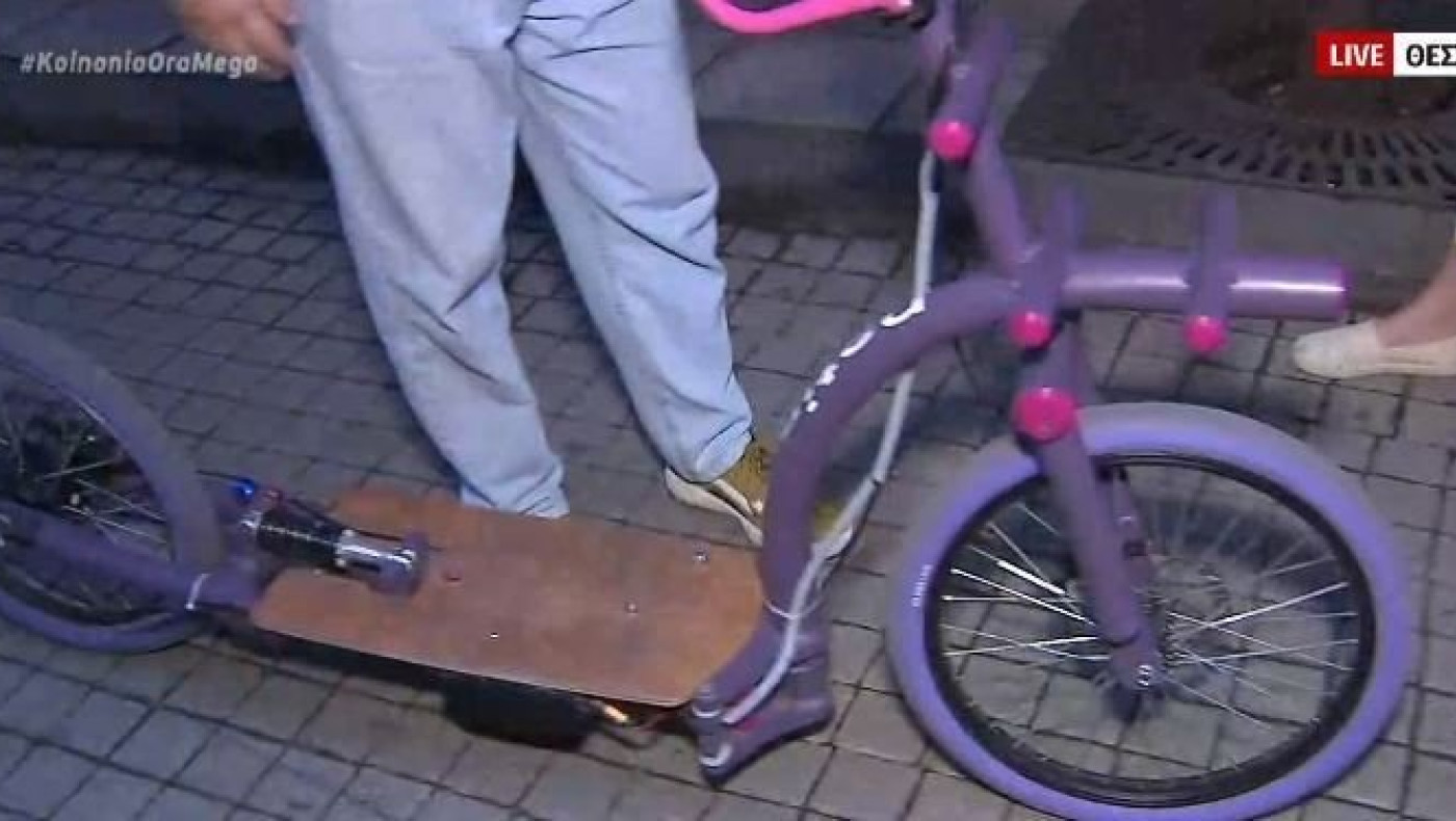 To πρώτο ηλεκτρονικό πατινο-ποδήλατο στην Θεσσαλονίκη