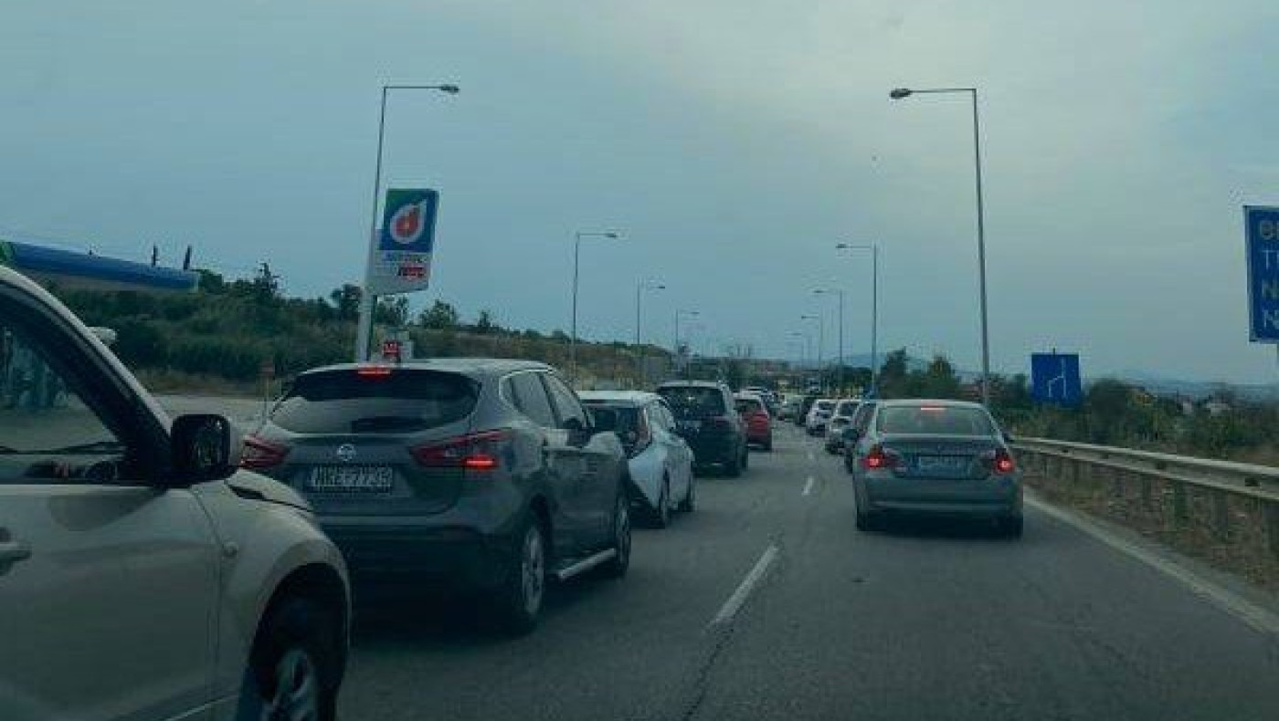 Χαλκιδική: Σημειωτόν τα αυτοκίνητα στην επιστροφή για Θεσσαλονίκη