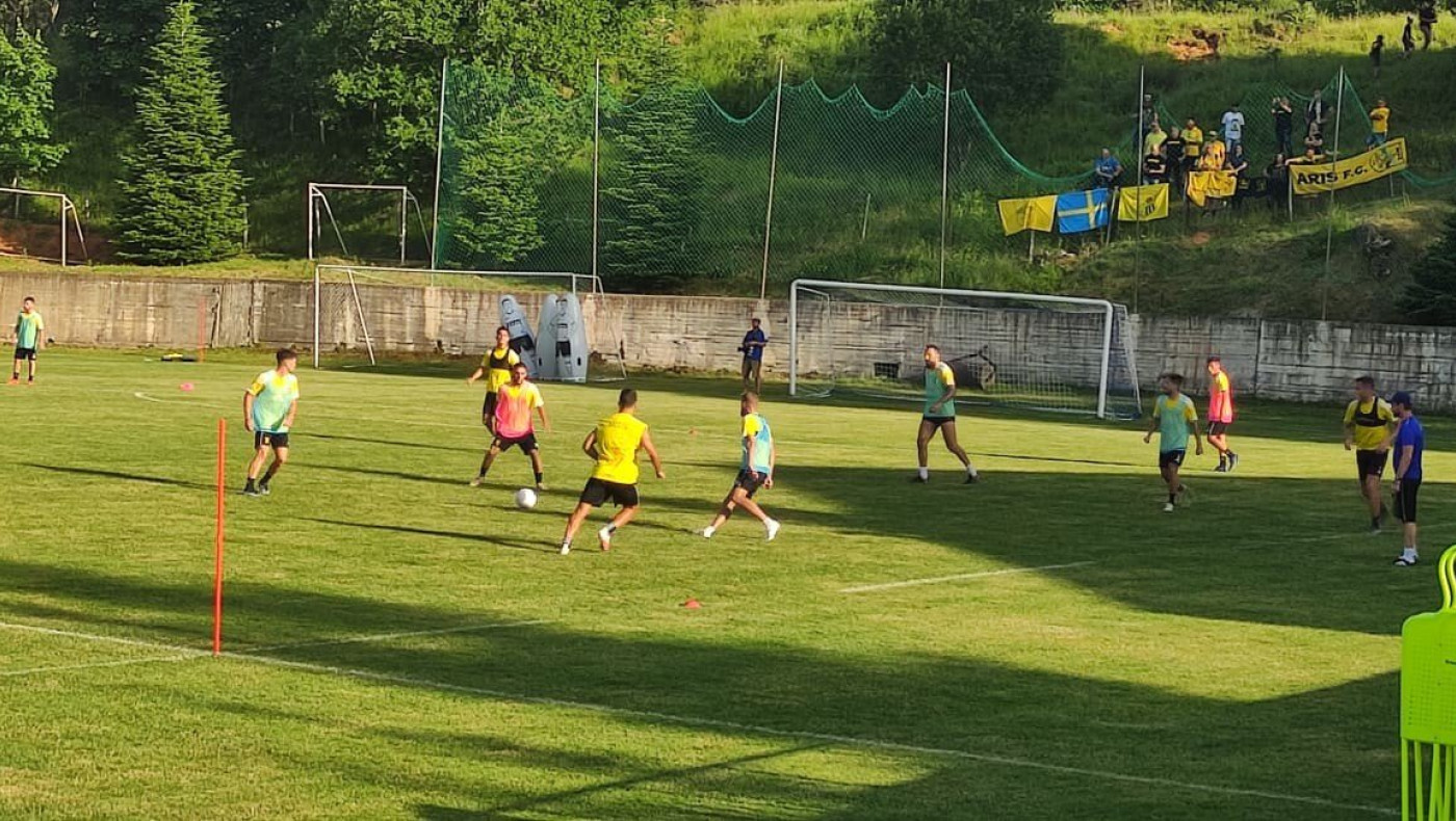 Άρης: Συνεχίστηκε η προετοιμασία, ασκήσεις κυκλοφορίας