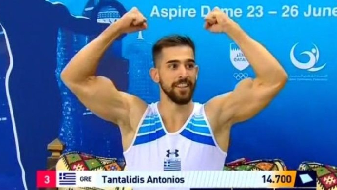 Χάλκινο μετάλλιο για τον Αντώνη Τανταλίδη στον τελικό των ασκήσεων εδάφους