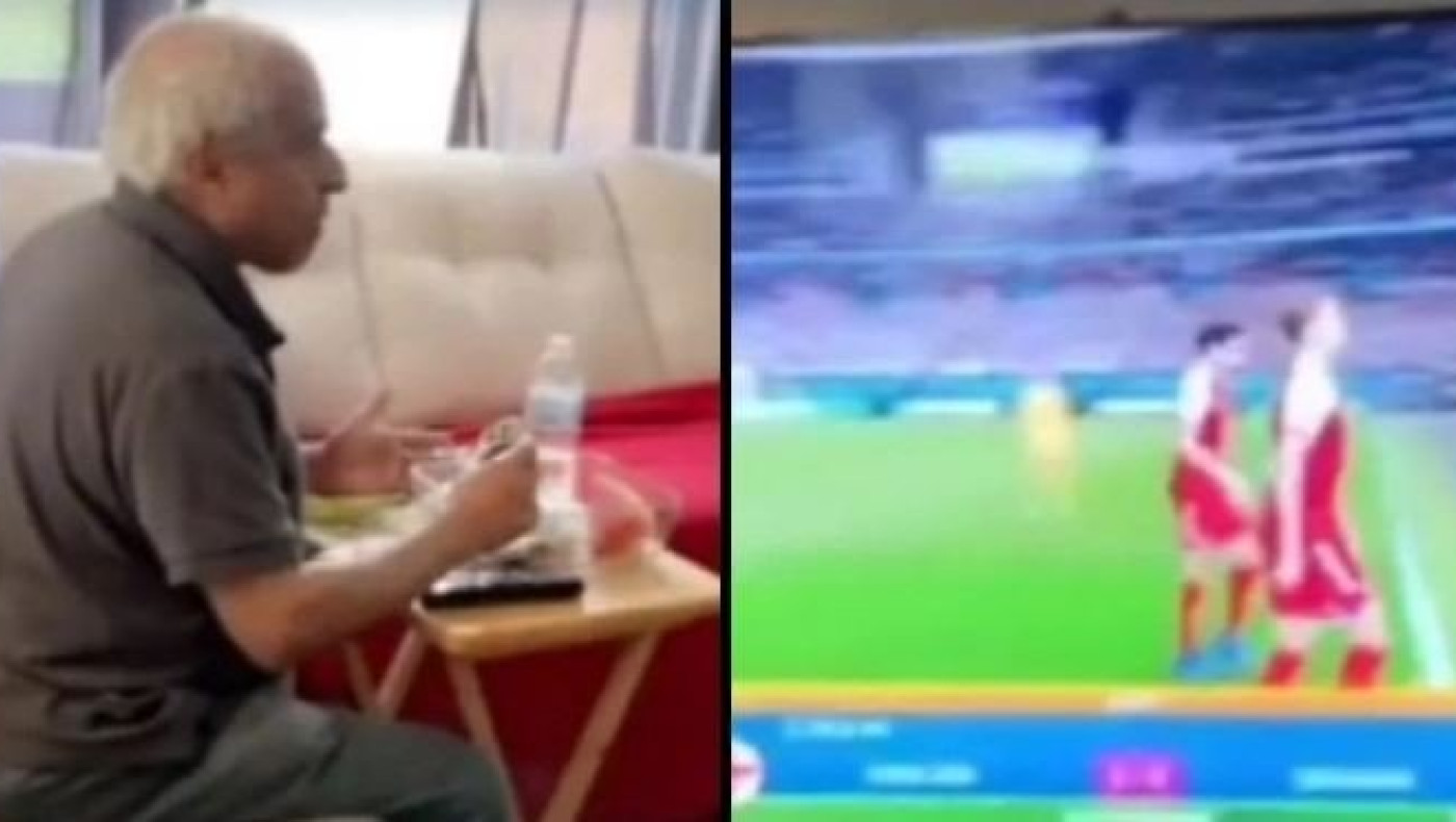 VIRAL: Ηλικιωμένος «καρφώθηκε» στο Αγγλία-Δανία στο... FIFA!