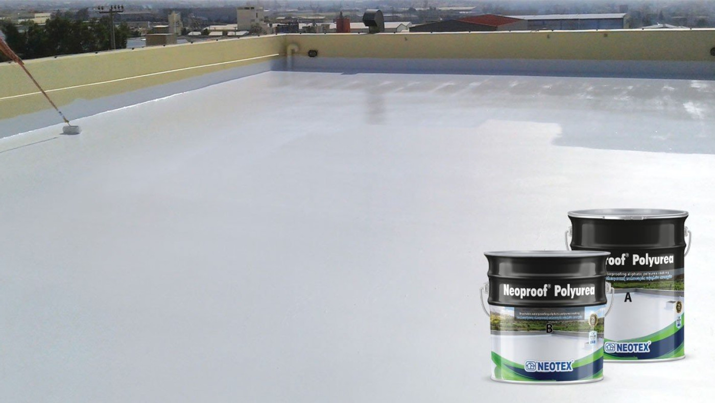 Neoproof Polyurea: ﻿Καινοτομικό επαλειφόμενο σύστημα πολυουρίας ιδανικό για στεγανοποίηση ταρατσών