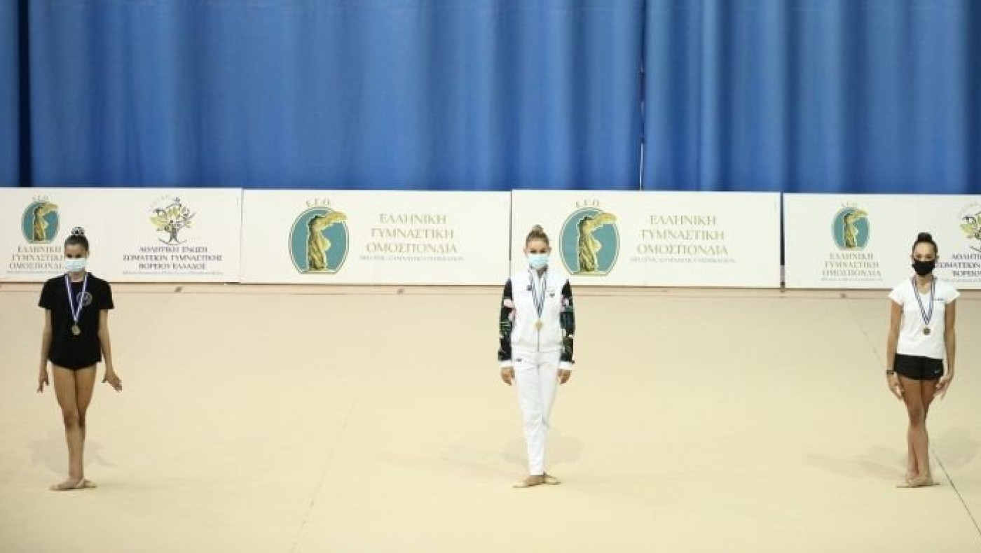 Aποτελέσματα του Πανελλήνιου Πρωταθλήματος Ρυθμικής Γυμναστικής και τραμπολίνο