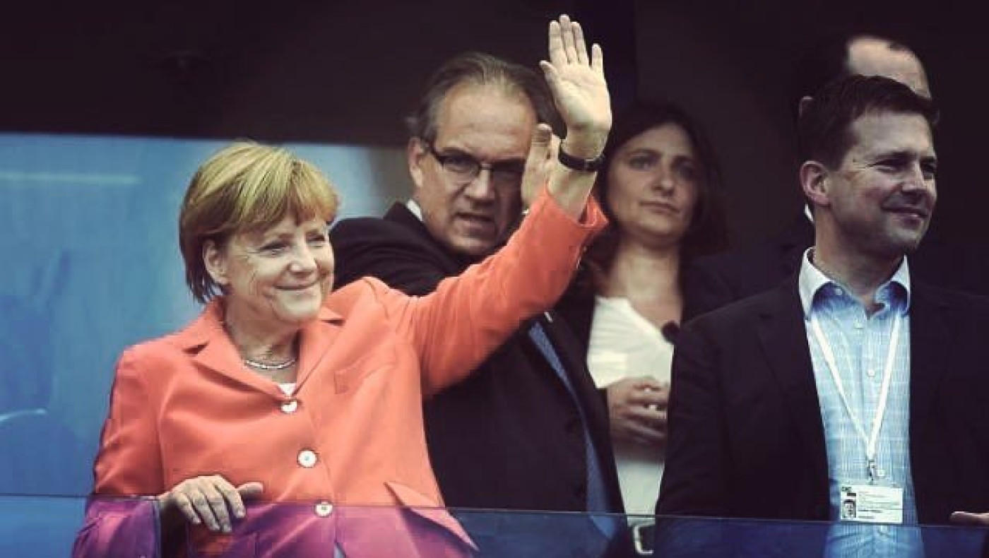 Το γλέντησε και η Μέρκελ (pic)