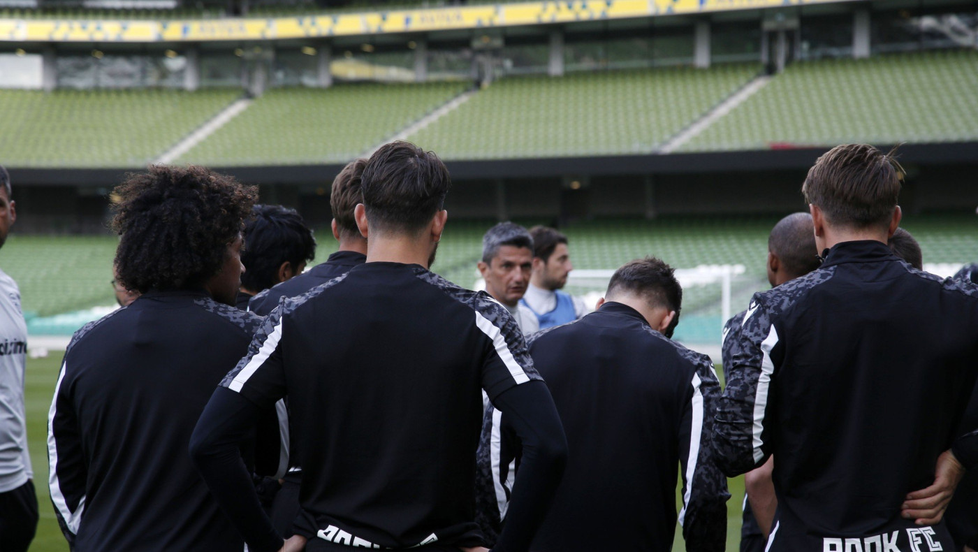 Θερμή στήριξη ΠΑΟΚτσήδων στο Δουβλίνο!