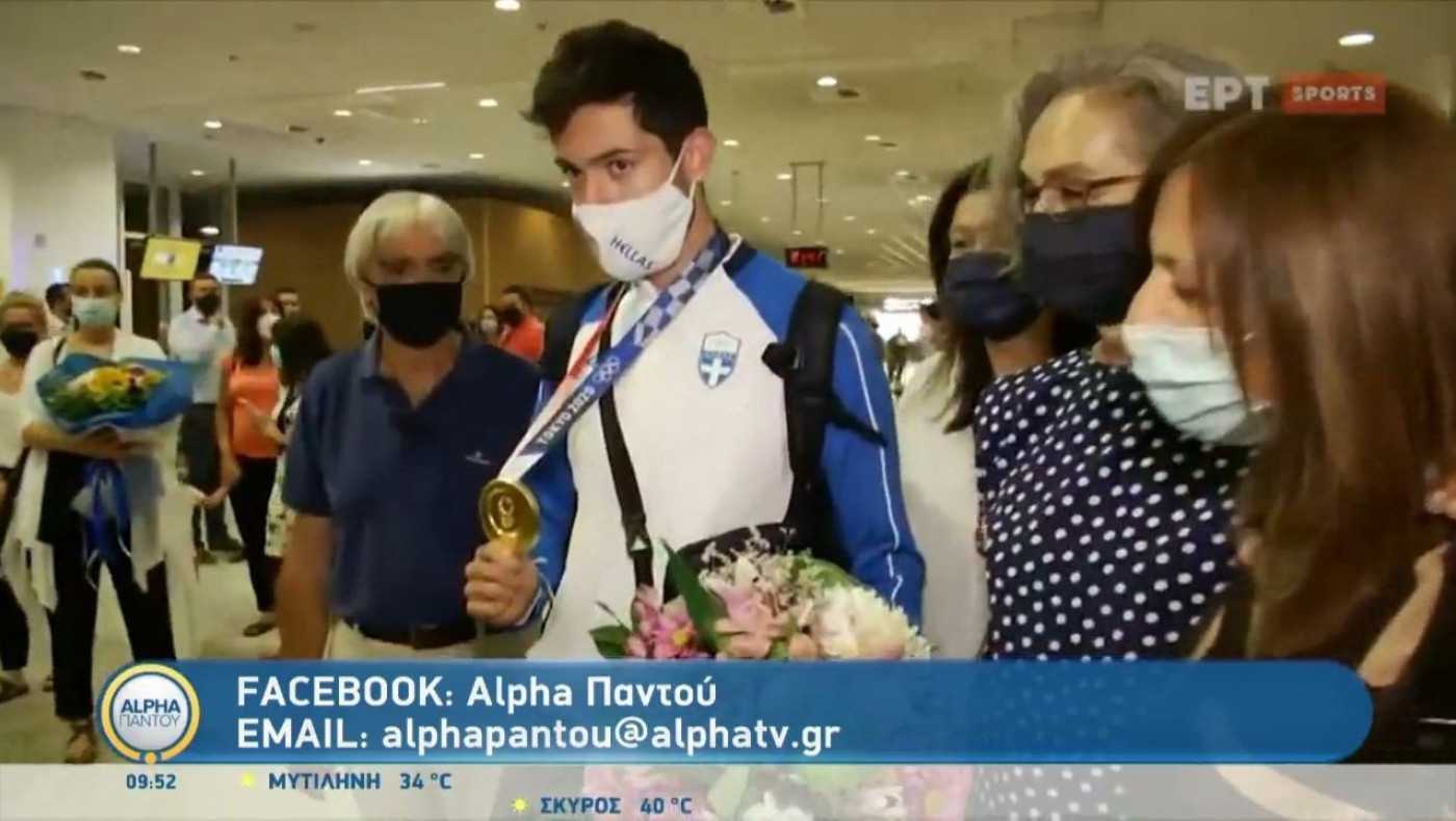 Ο «χρυσός» Τεντόγλου επέστρεψε στην Ελλάδα και... έκανε χιούμορ!