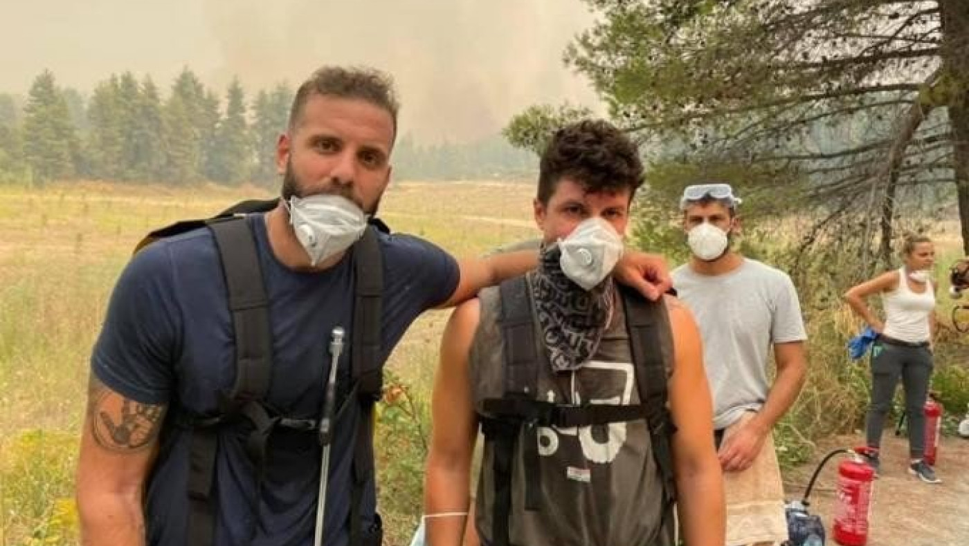 ΥΠΟΚΛΙΣΗ: Ο Νίκος Παππάς στις φωτιές στην Εύβοια και στην Αττική