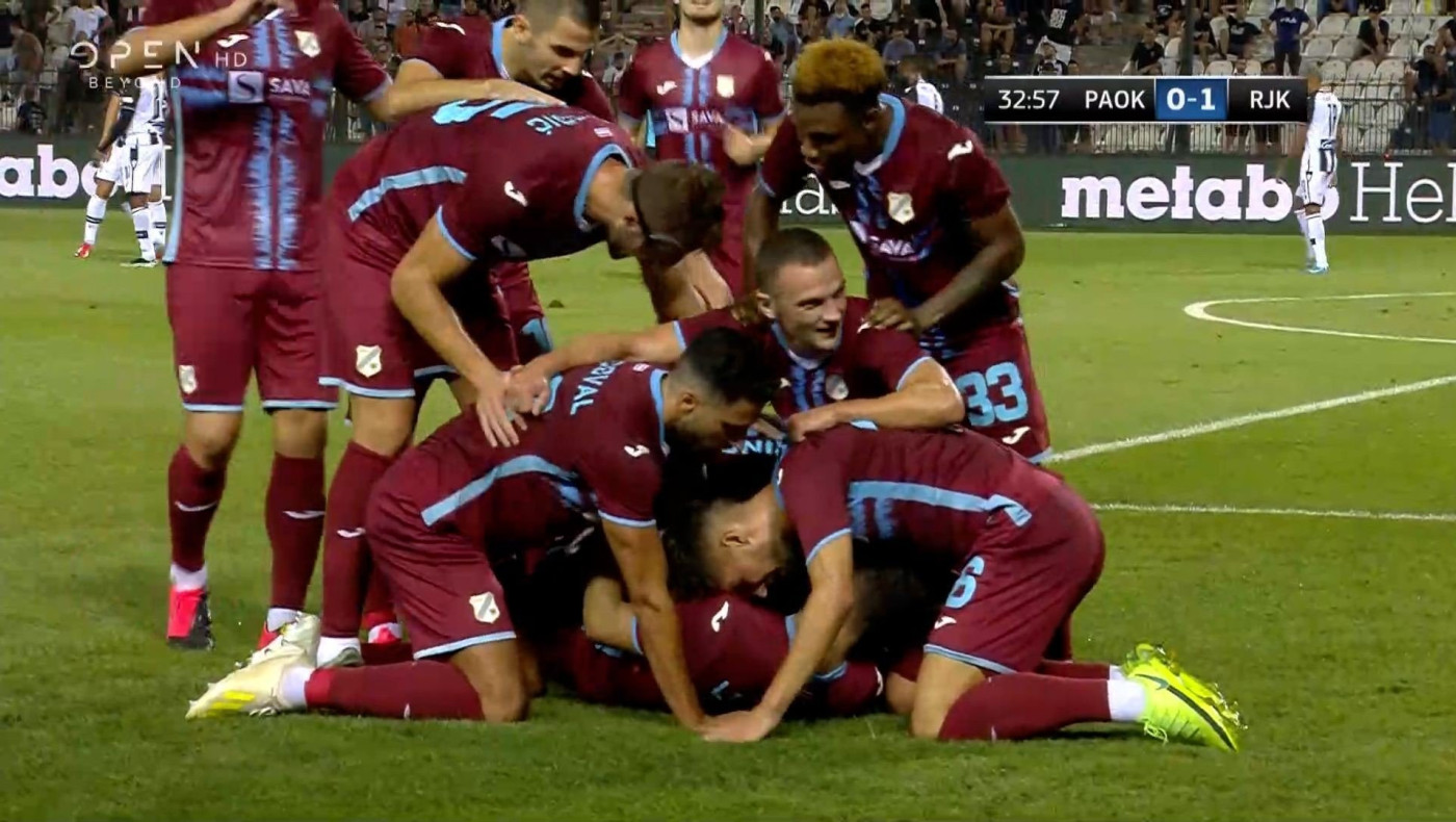 Έτσι άνοιξε το σκορ η Ριέκα στην Τούμπα