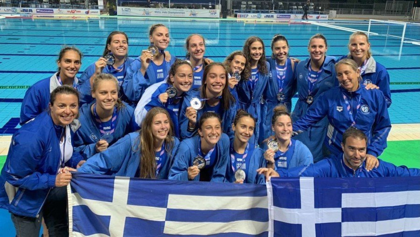 ΕΥΡΩΠΑΪΚΟ ΝΕΑΝΙΔΩΝ:  Ασημένιο μετάλλιο η Εθνική