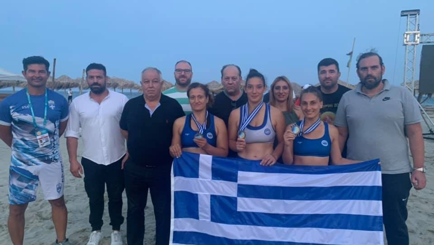 Παγκόσμιο Πρωτάθλημα Πάλης στην άμμο: Τρία μετάλλια για την Ελλάδα