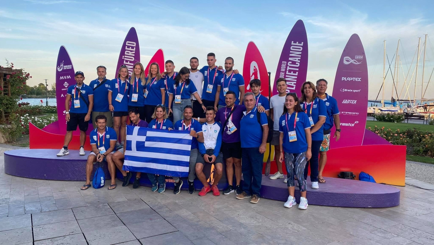 Τρία μετάλλια για την Ελλάδα στο SUP στο Παγκόσμιο της Ουγγαρίας
