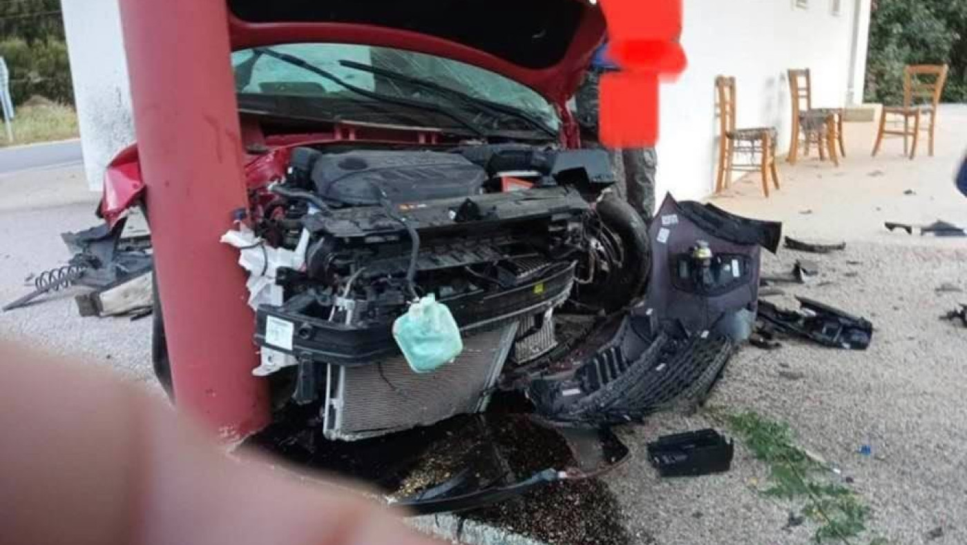 Κρήτη: Αυτοκίνητό 28χρονου «καρφώθηκε» πάνω στη Μονή Κρουσταλένιας
