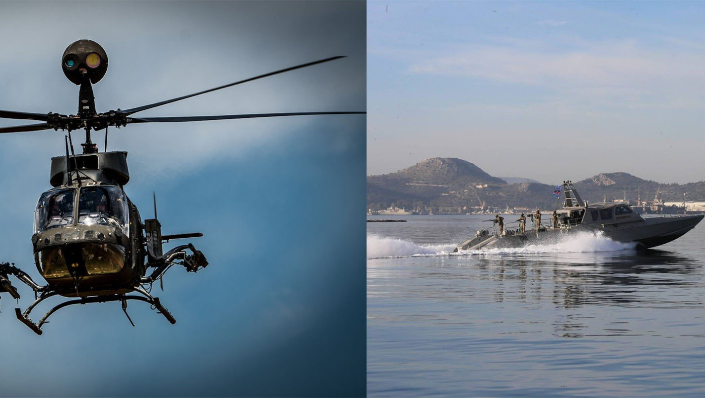 Τα νέα όπλα των Ε.Δ: Μπαίνουν σε δράση Kiowa-Mark V-UAVs Heron