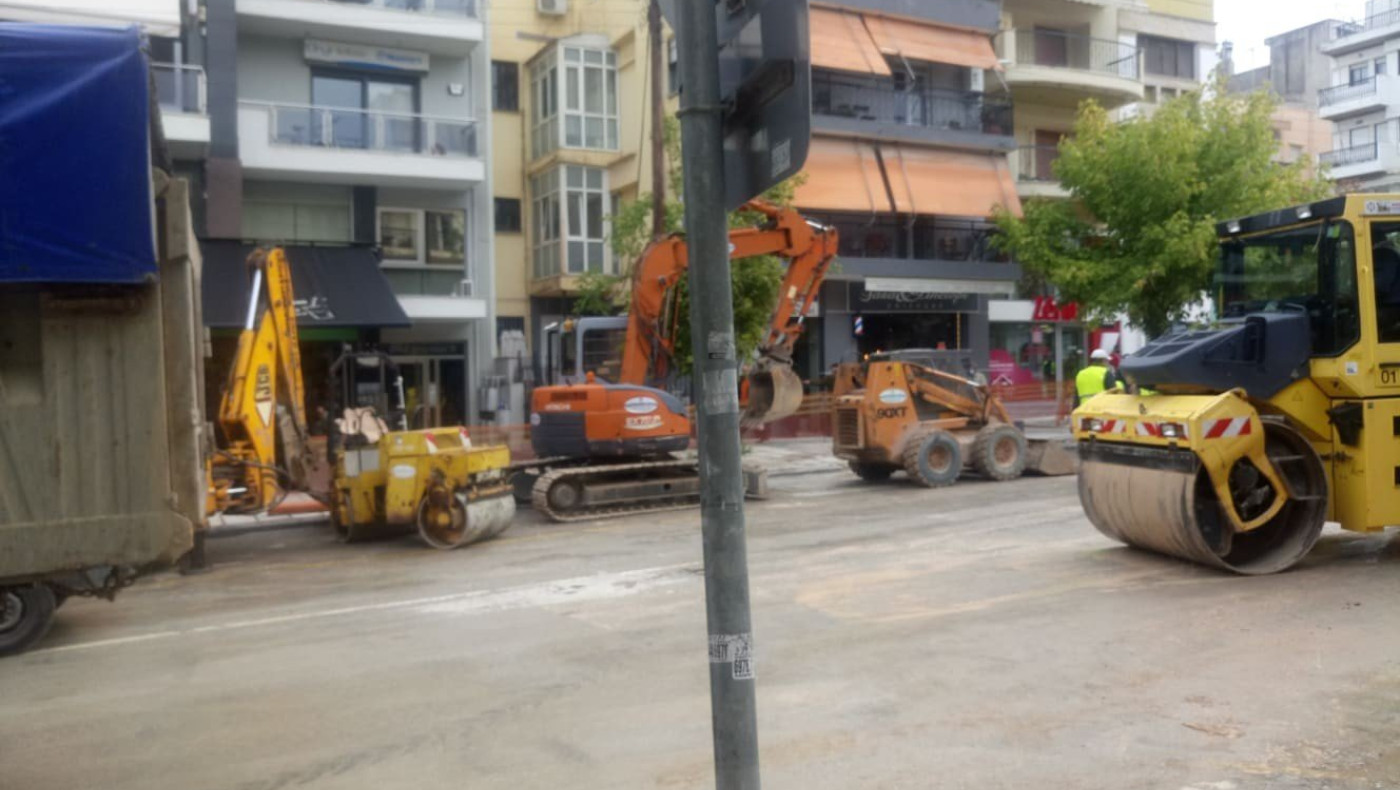 Θεσσαλονίκη: Τελειώνουν τα έργα στην Εθν.Αντιστάσεως, που παραμένει κλειστή!