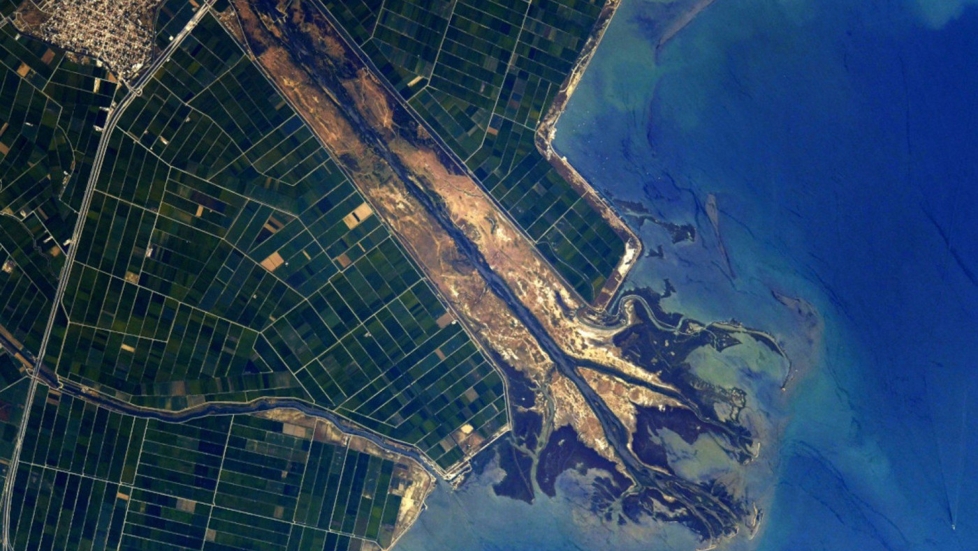 Το Δέλτα Αξιού από το διάστημα!