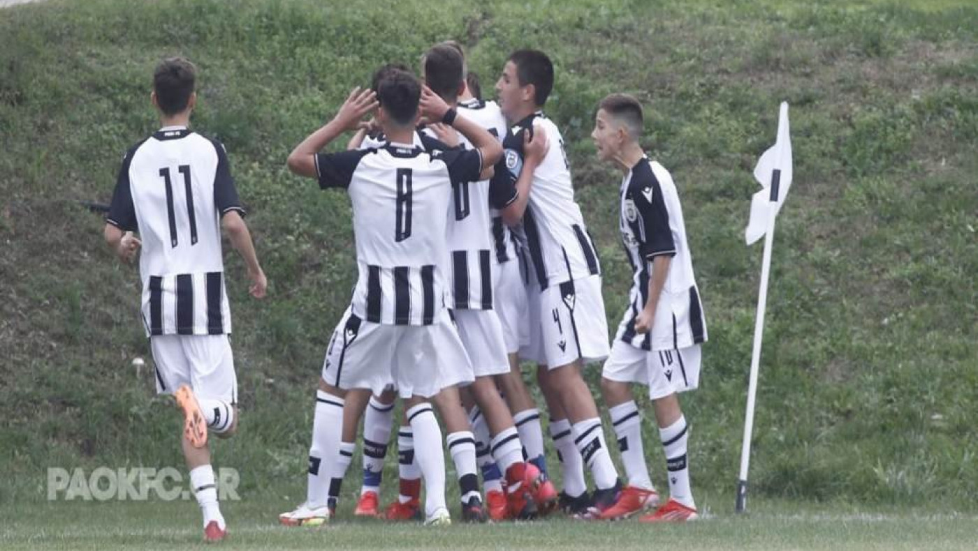 ΠΑΟΚ Κ 15: Πήρε το ντέρμπι με τον Αρη (3-0), μόνος στην κορυφή