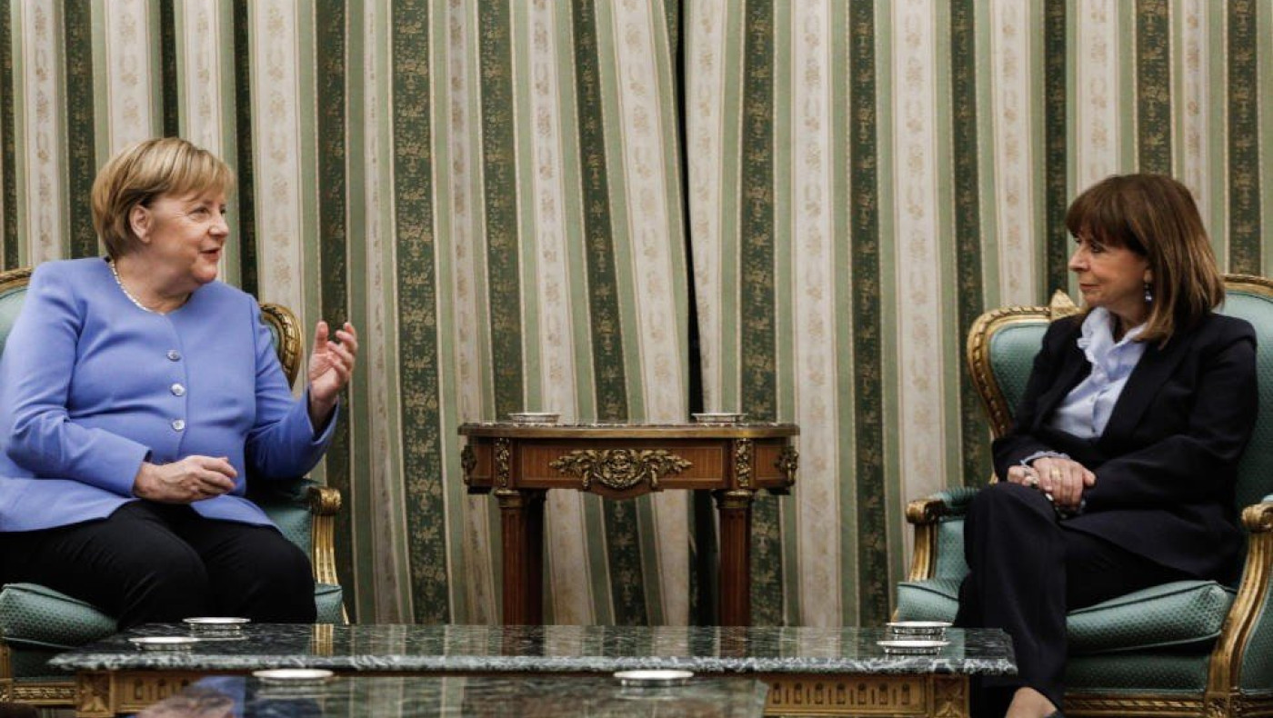 Ευθεία «βολή» της Κατερίνας Σακελλαροπούλου προς τη Μέρκελ!