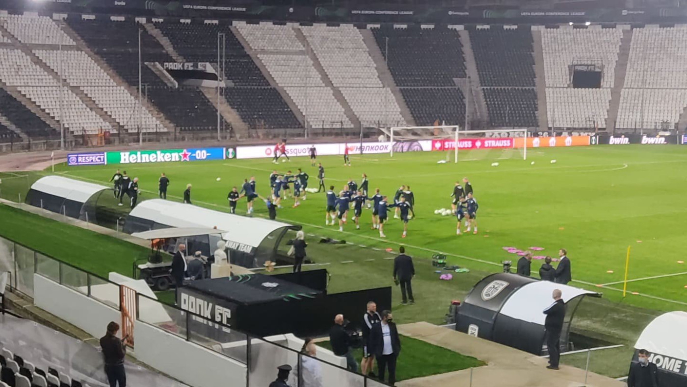 Η προπόνηση της Κοπεγχάγης στην Τούμπα