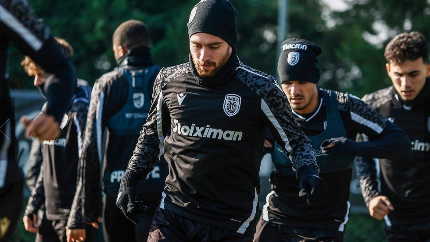 ΠΑΟΚ: Προπόνηση με κρύο αλλά μεγάλη διάθεση