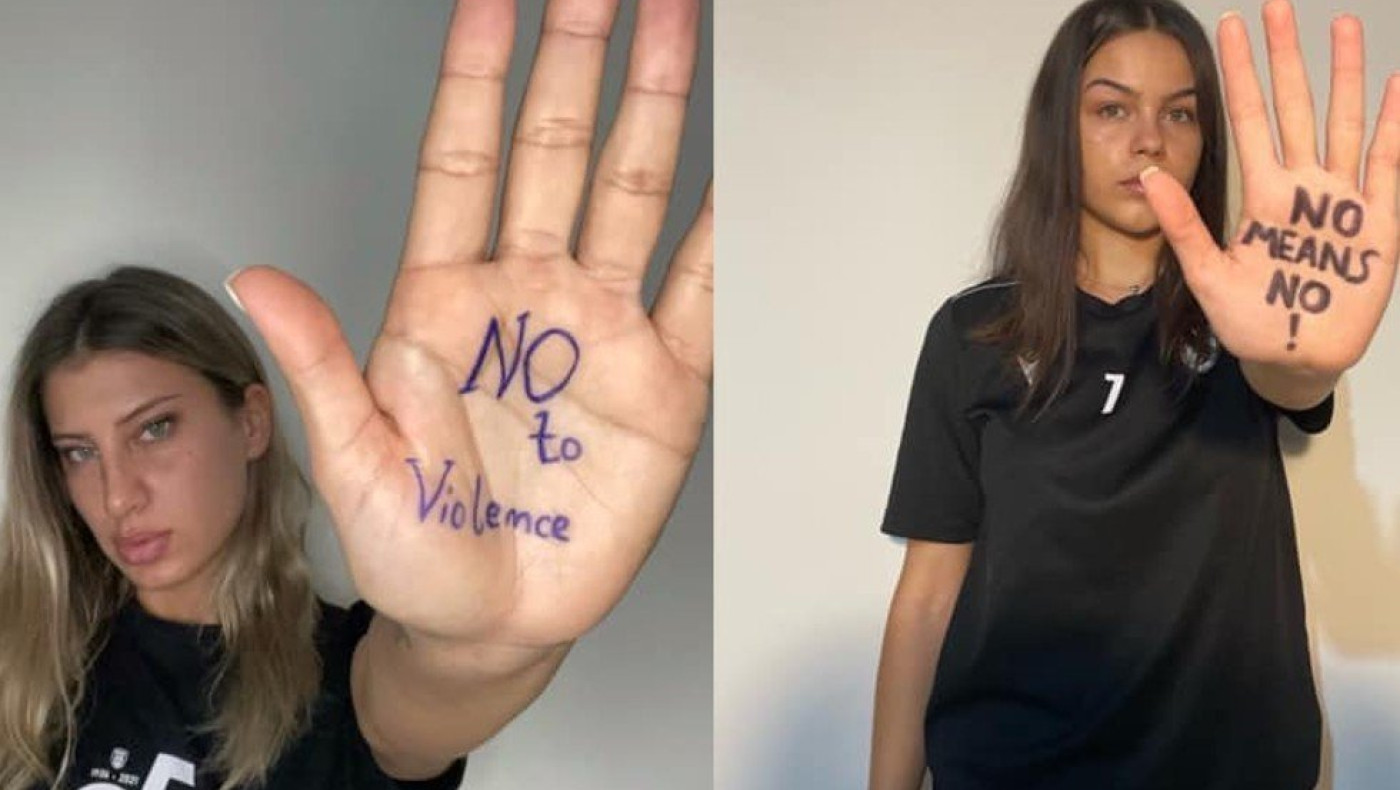 Α.Σ. ΠΑΟΚ: Οι αθλήτριες στέλνουν το μήνυμα για τη βία κατά των γυναικών