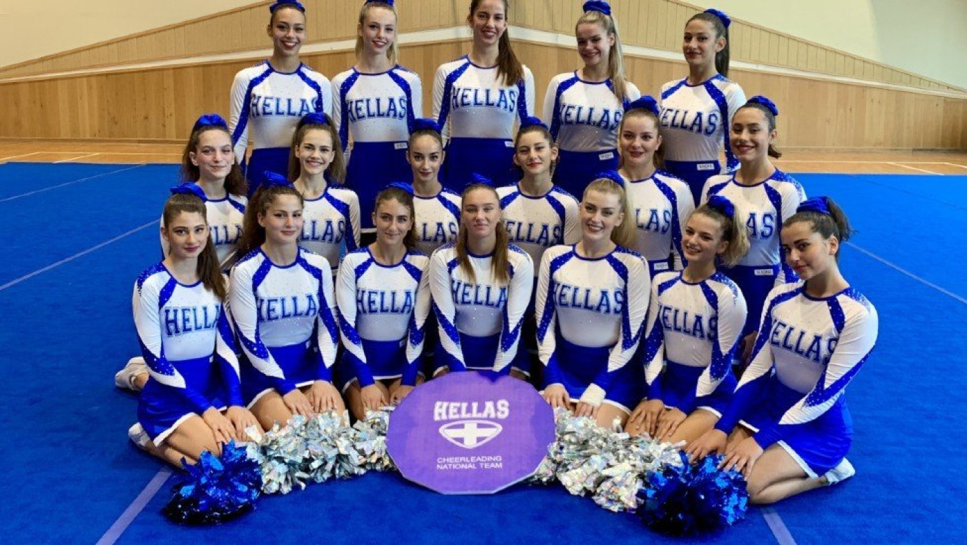 H κόρη του Νίκου Γκάλη με την Εθνική ομάδα Cheerleading στο Παγκόσμιο!