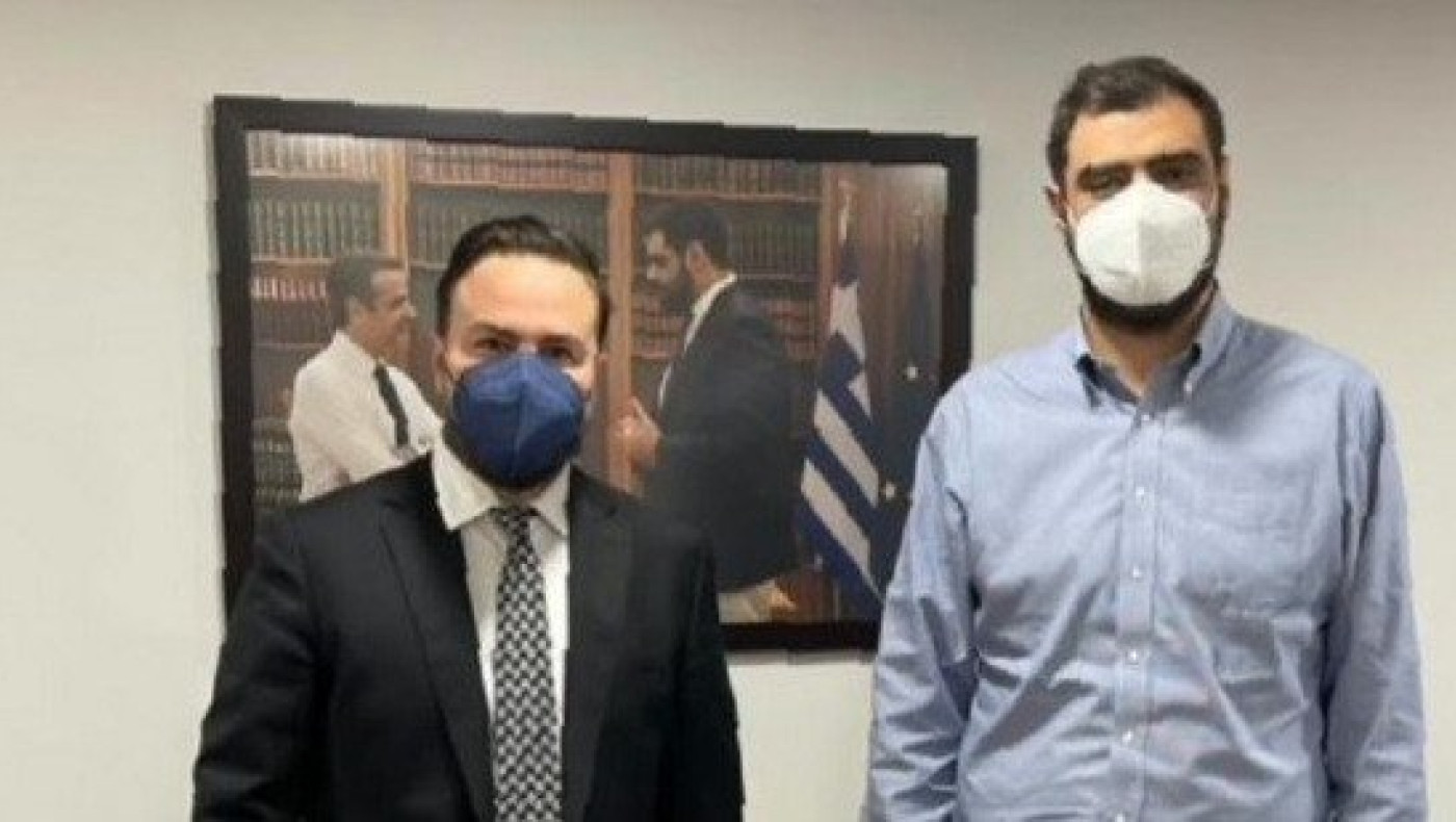 Συνάντηση του Διαμαντή Γκολιδάκη με τον πρόεδρο της ΟΝΝΕΔ, Παύλο Μαρινάκη: «Οι νέοι στο επίκεντρο»