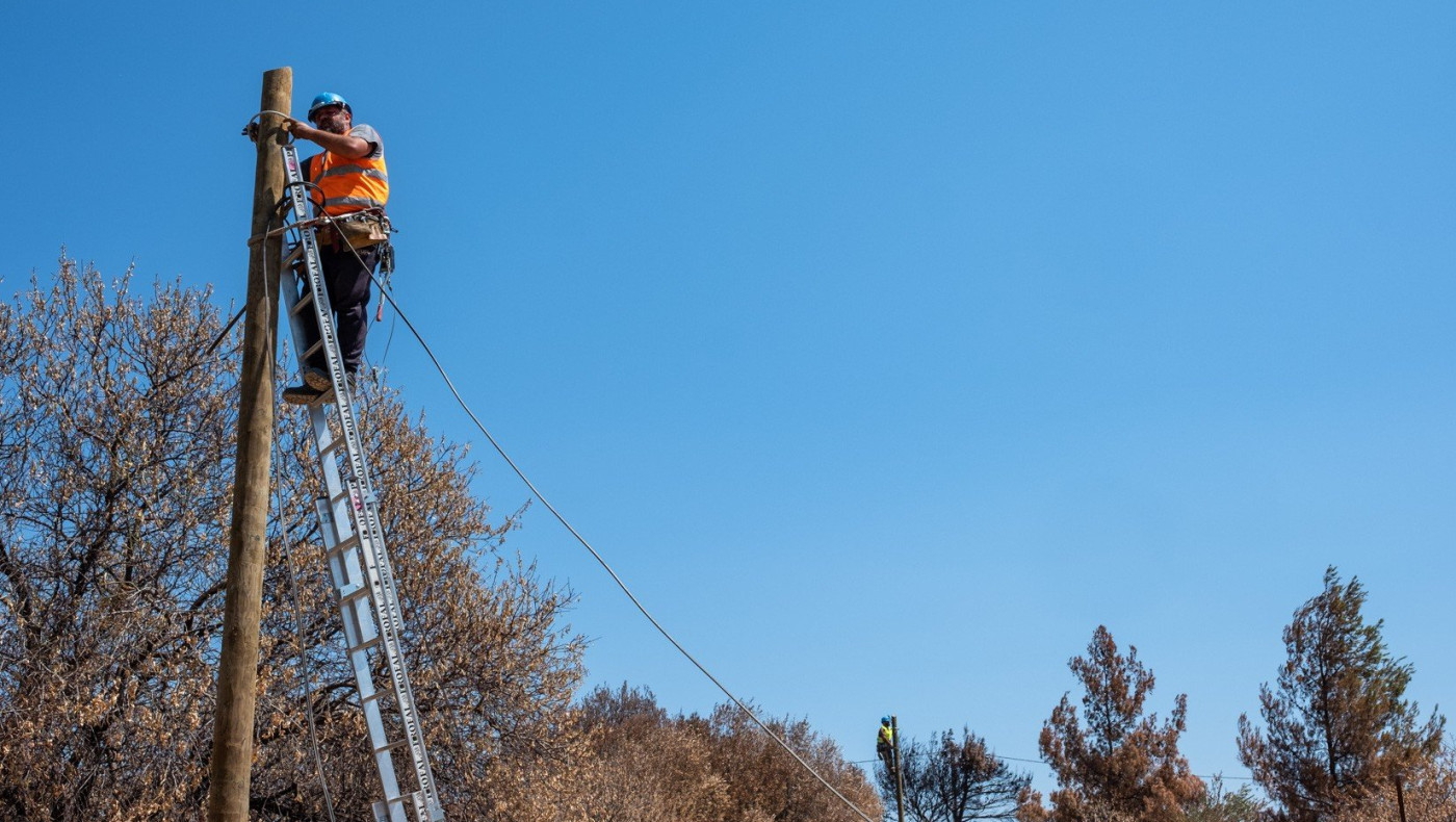 Κατέρρευσε το δίκτυο του ΟΤΕ στη δυτική Θεσσαλονίκη