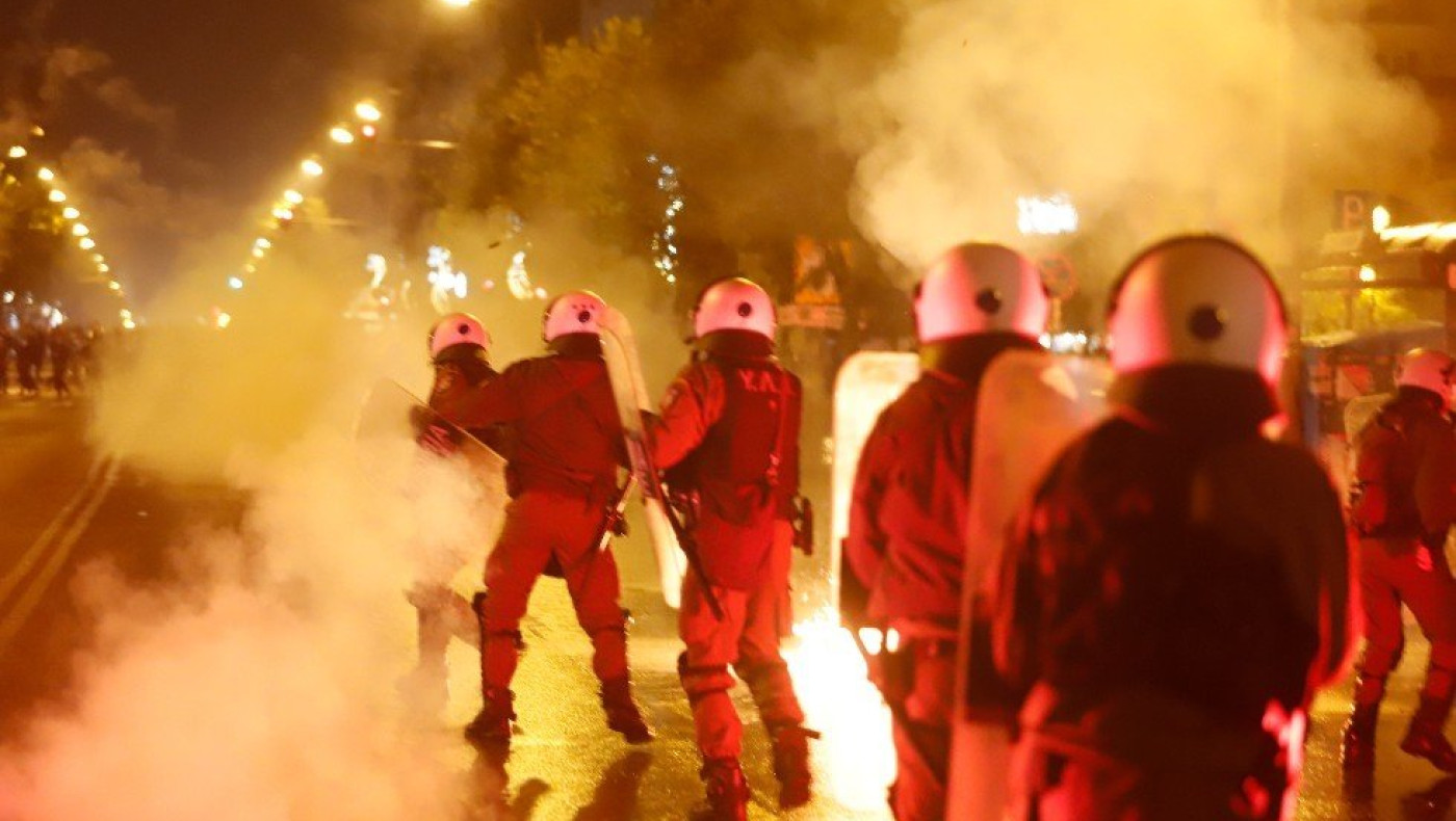 Εννέα συλλήψεις στη Θεσσαλονίκη για τα χθεσινά επεισόδια