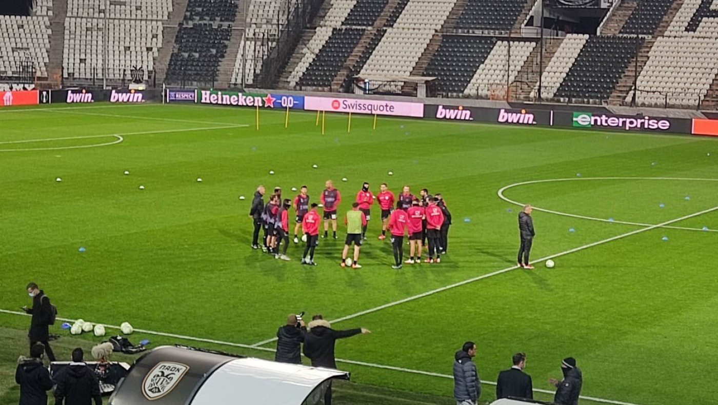 Η προπόνηση της Λίνκολν στην Τούμπα