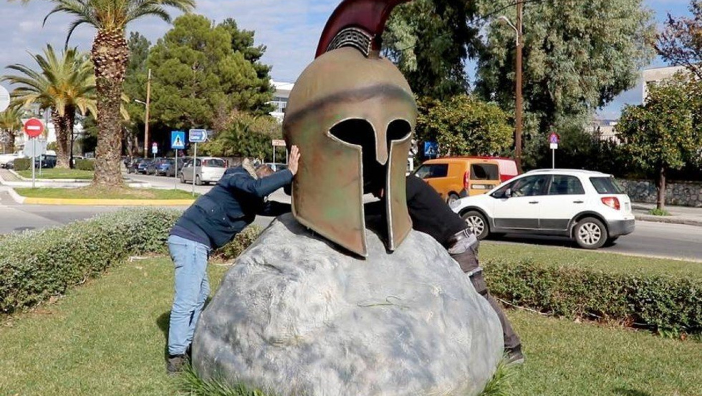 Σπάρτη: Πού βρέθηκε πεταμένη η περικεφαλαία που είχε κλαπεί!