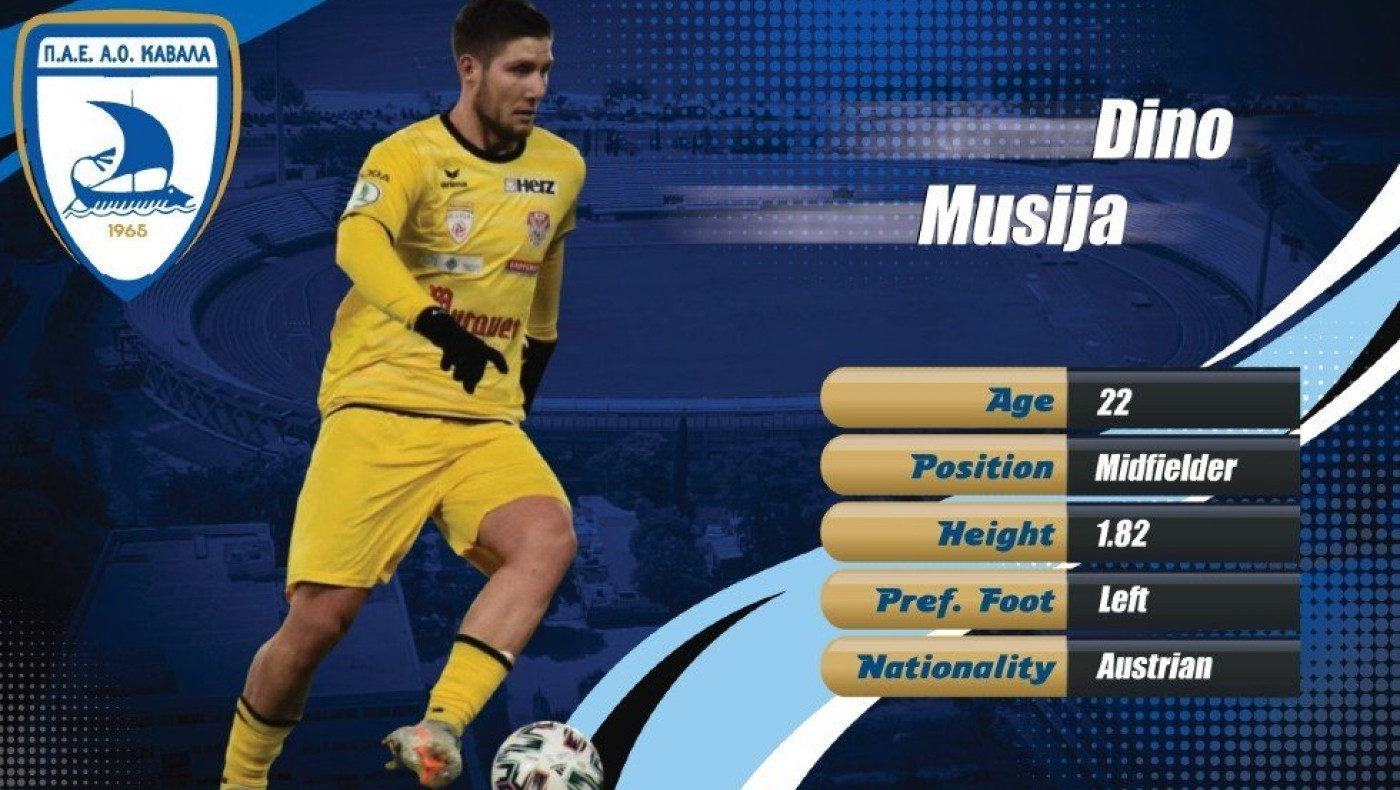 Καβάλα: Ανακοίνωσε τον Ντίνο Μουσία