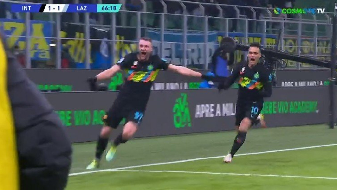 Σταθερά στην κορυφή η Ίντερ, 2-1 την Λάτσιο