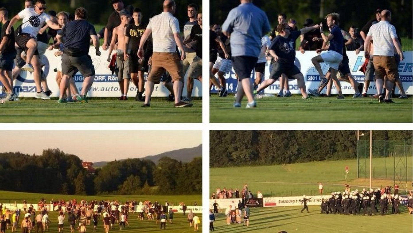 Άγριες συμπλοκές σε... «φιλικό» (video)