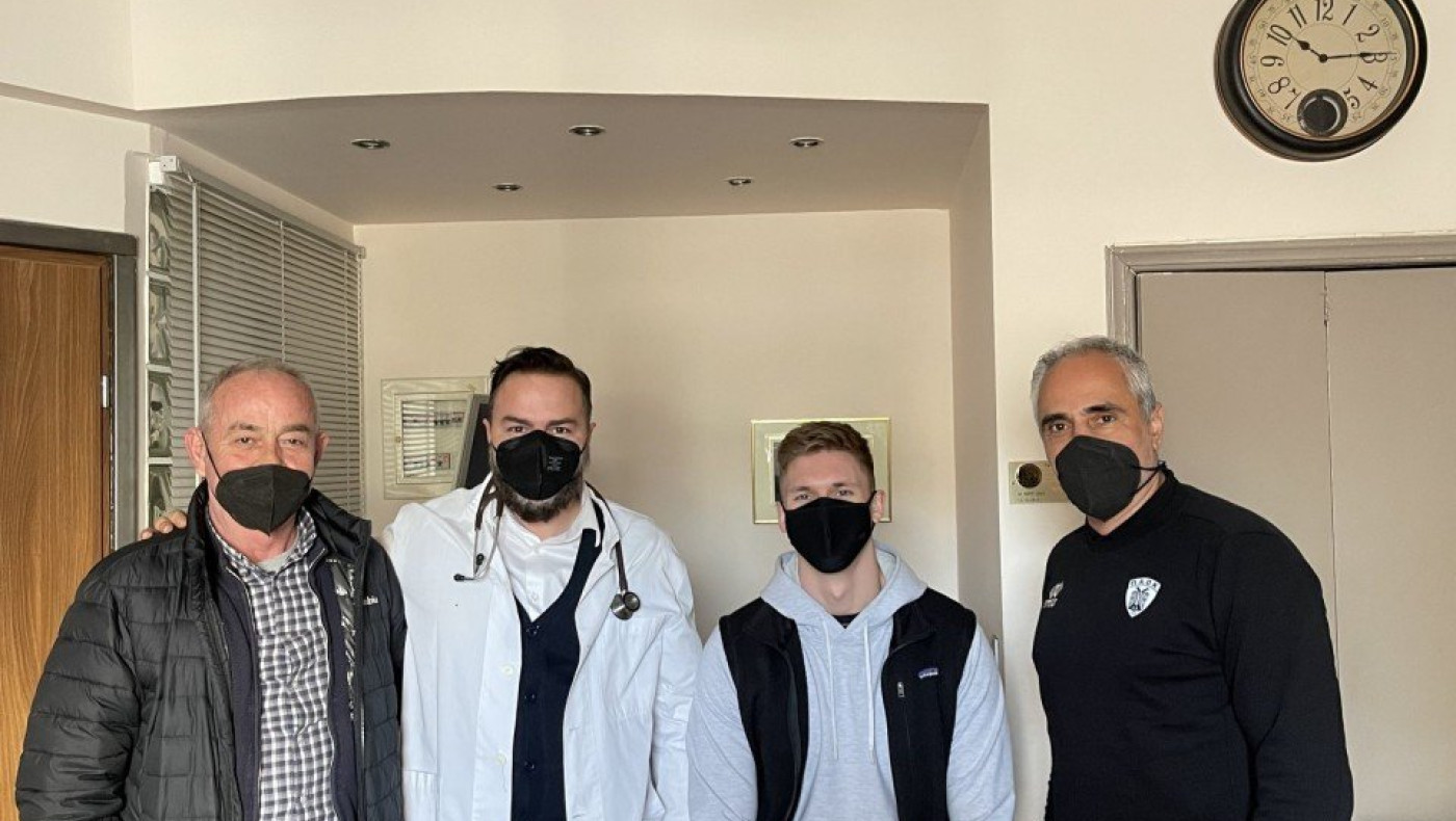 Βόλεϊ ΠΑΟΚ: Από τον Διαμαντή Γκολιδάκη οι καρδιολογικές εξετάσεις του Ρίλεϊ Μπέιρνς