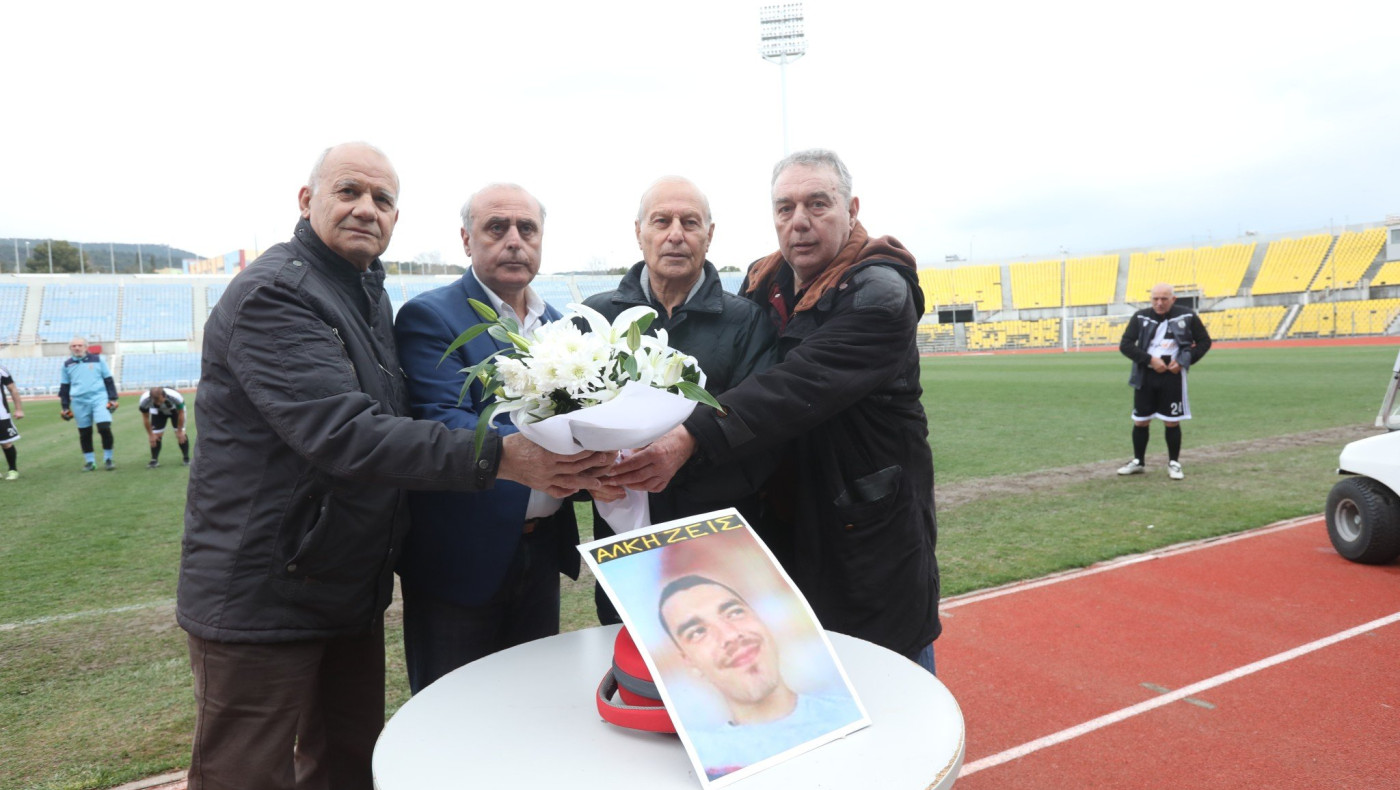 ΠΑΟΚ και Αστυνομία τίμησαν τη μνήμη του Άλκη στο Καυτανζόγλειο